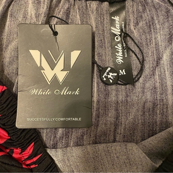 NWT White Mark Black and Fuchsia Lace Trimmed Shift‎ Dress Sz M - Picture 14 of 16